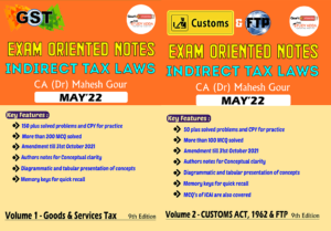 CA Final Indirect Tax Exam Oriented Books New By CA Mahesh Gour