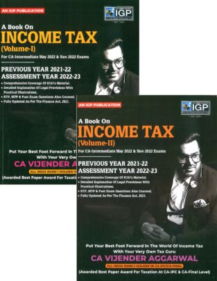 CA Inter A Book on Income Tax New Syllabus By Vijender Aggarwal