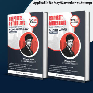 CA Inter Corporate & Other Laws New Syllabus By CA Harsh Gupta
