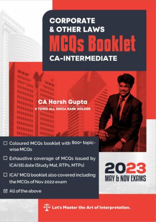 CA Inter MCQ Booklet Corporate & Other Laws By CA Harsh Gupta