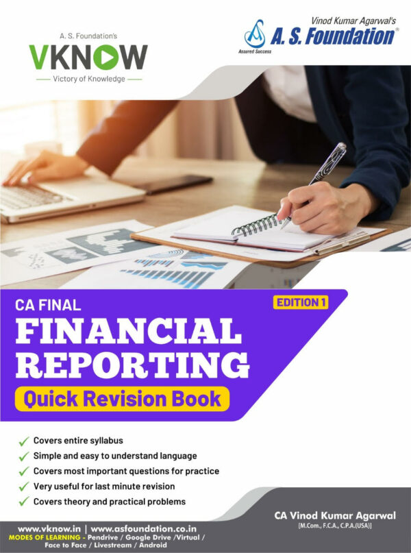 CA Final (FR) Quick Revision Book By CA Vinod Kumar Agarwal