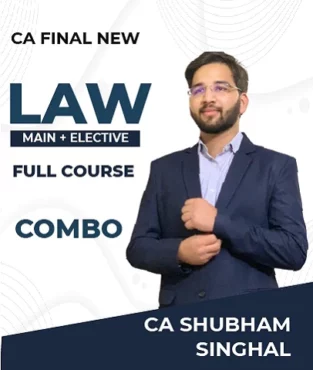 CA Final Law And Economic Law Elective Paper By CA Shubham Singhal