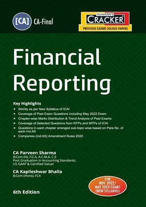 Taxmann CA Final Cracker Financial Reporting New By Parveen Sharma