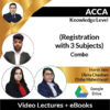 ACCA Knowledge Level Free Registration With Any 3 Subjects Regular