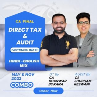 CA Final DT & Audit Fast Track By Bhanwar Borana & Shubham Keswani