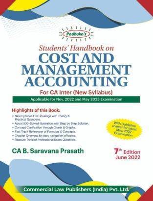 Commercial CA Inter Cost and Management Acco B Saravana Prasath