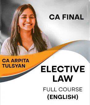 Video Lecture CA Final Elective Economic Laws By CA Arpita S. Tulsyan