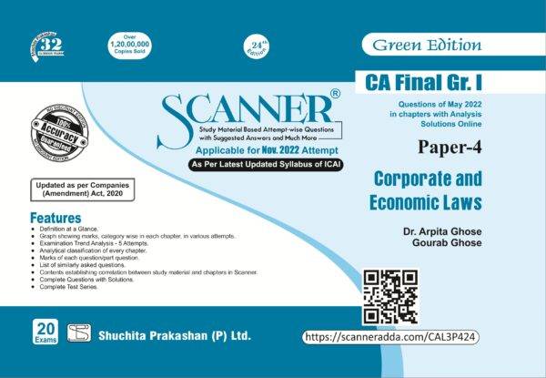 CA Final Group-I Paper-4 Corporate and Allied Laws By Dr Arpita Ghose