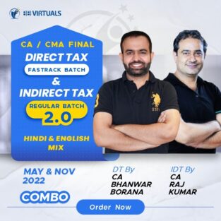 CA/CMA Final DT Fastrack & IDT Regular By Bhanwar Borana & Rajkumar