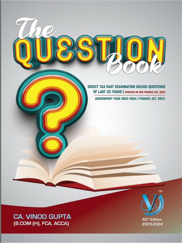CA Final Direct tax Question Book By Vinod Gupta
