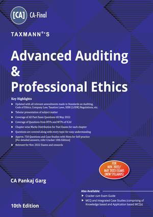 Taxmann CA Final Advanced Auditing Professional Ethics By Pankaj Garg