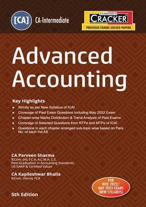 Taxmann CA Inter Cracker Advanced Accounting Parveen Sharma
