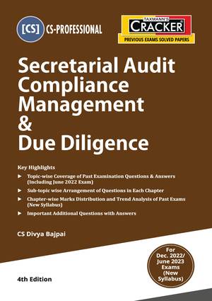 Taxmann’s Cracker – Secretarial Audit Compliance Management & Due Diligence by Divya Bajpai for Dec 2022