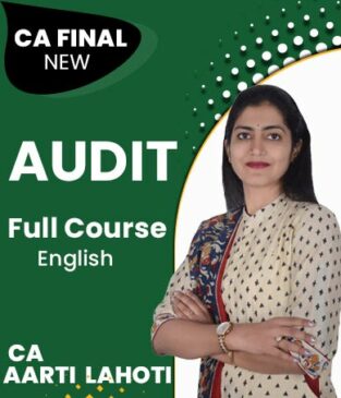 Video Lecture CA Final Audit Version 6.0 Full Course New By Aarti Lahoti