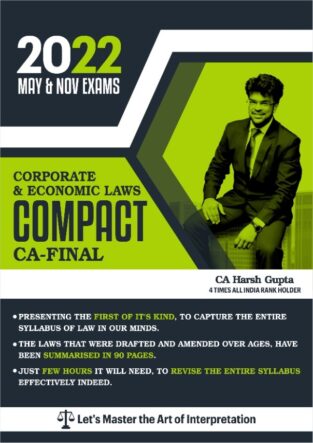 CA Final Corporate & Economic Laws (Compact ) By CA Harsh Gupta