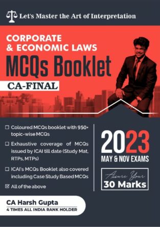 CA Final Corporate & Economic Laws (MCQ Booklet) By CA Harsh Gupta