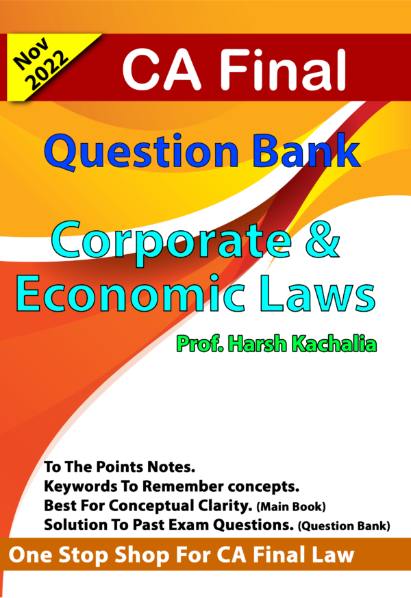 CA Final Laws Question Bank New Syllabus By Harsh Kachalia