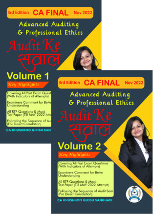 CA Final Audit Ke सवाल New Syllabus By CA Khushboo Sanghavi