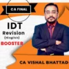 VSmart Video Lecture CA Final IDT Booster Revision Vishal Bhattad