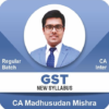 Vide Lectures CA Inter GST Regular New Syllabus By Madhusudan Mishra