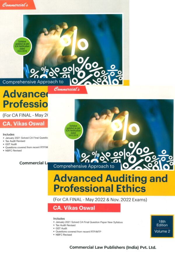 CA Final Audit (Set of 2 Volumes) New Syllabus By CA Vikas Oswal