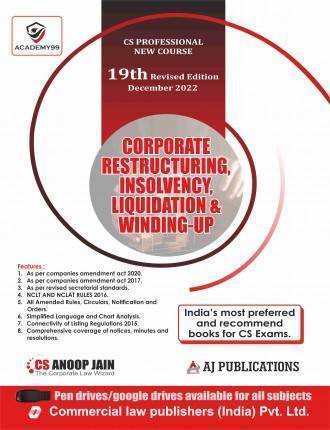 CS Professional Corporate Restructuring Insolvency Anoop Jain