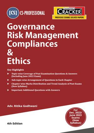 Taxmann’s Cracker – Governance Risk Management Compliances & Ethics by Ritika Godhwani for Dec 2022