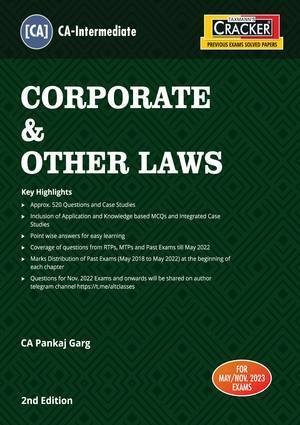 Taxmann CA Inter Cracker Corporate and Other Laws New By Pankaj Garg