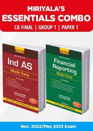 CA Final Combo Ind AS & FR Made Easy New By Ravi Kanth Miriyala