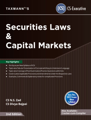 Taxmann CS Executive Securities Laws & Capital Markets By N S Zad