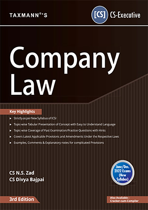 Taxmann CS Executive Company Law New Syllabus By N S Zad