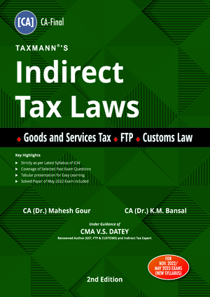 Taxmann CA Final IDT New By Mahesh Gour K M Bansal V S Datey