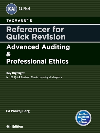 Taxmann Referencer for Quick Revision Auditing New By CA Pankaj Garg
