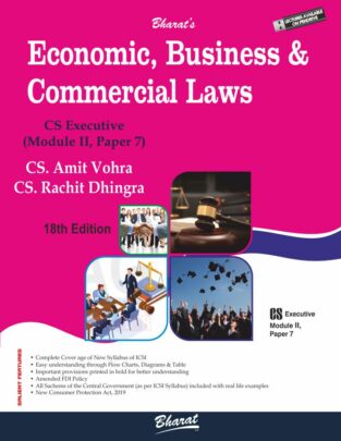Bharat CS Inter Economic Business Commercial Laws By CS Amit Vohra