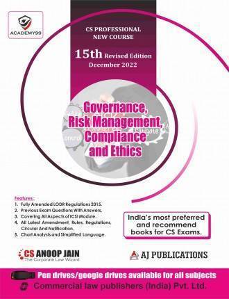 CS Professional Programme Governance Risk Management Anoop Jain