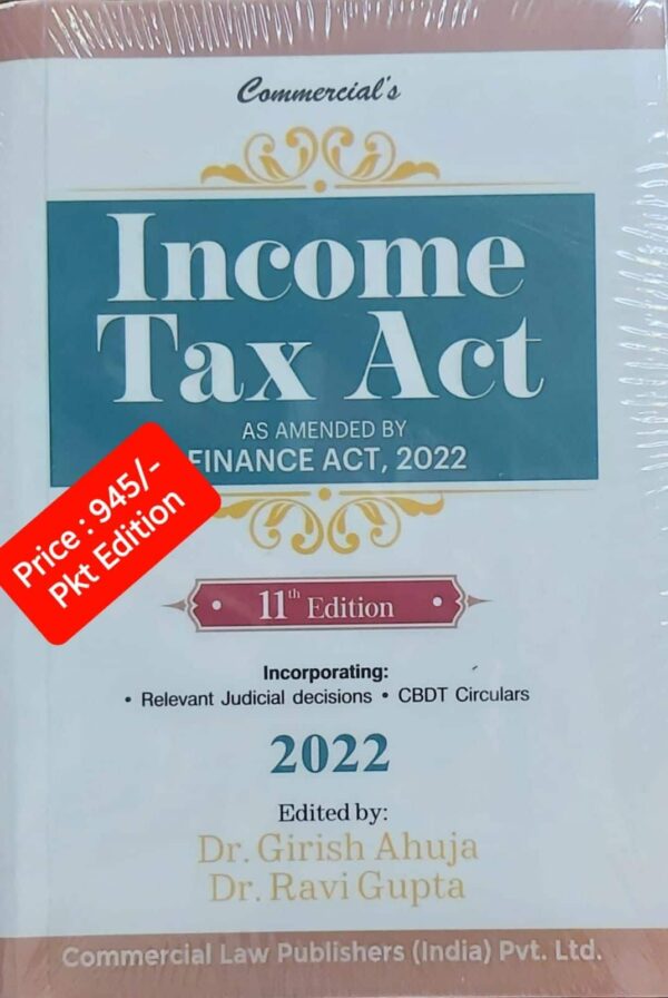Commercial Income Tax Act By Dr Girish Ahuja Dr Ravi Gupta