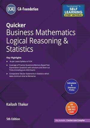 CA Foundation Quicker Business Mathematics Kailash Thakur