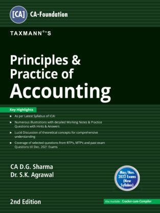 CA Foundation Principles & Practice of Accounting By D G Sharma