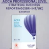 ACCA Professional Level Strategic Business Reporting Exam