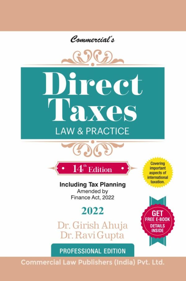 Commercial Direct Taxes Law & Practices Girish Ahuja Ravi Gupta