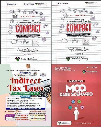 CA Final Combo DT Compact And IDT Main Book By Bhanwar Borana