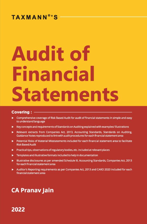 Taxmann Audit of Financial Statements By Pranav Jain