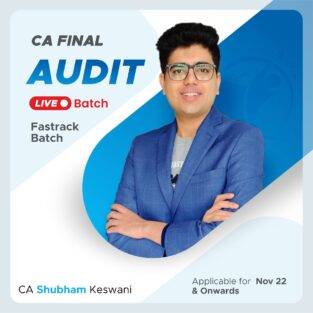 Video Lecture CA Final Audit (Fastrack Batch) By CA Shubham Keswani