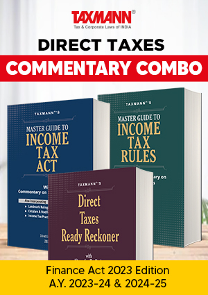 Taxmann Combo for Commentary Direct Taxes Finance Act 2023
