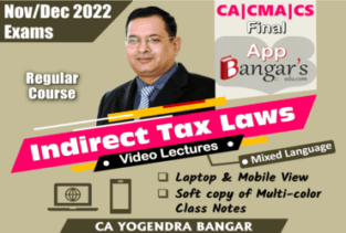 Video Lecture CA Final IDT In Hinglish CA Yogendra Bangar