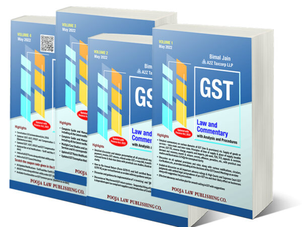 GST Law and Commentary Analysis and Procedures By Bimal Jain & A2Z Taxcorp LLP