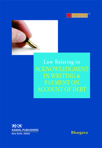 Acknowledgment in Writing and Payment on Account of Debt