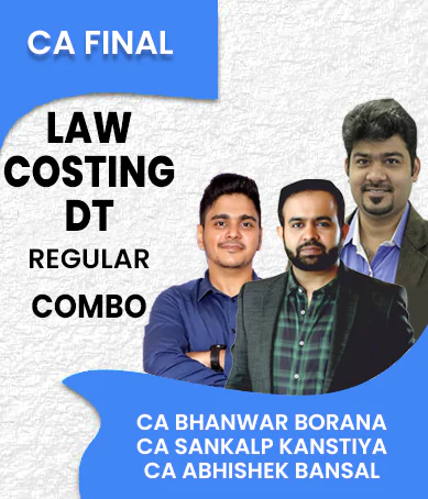 Video Lectures CA Final Law (P4) SCMPE (P5) Direct Tax (P7) Regular