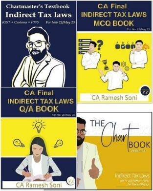 CA Final IDT Textbook + Q&A Compiler + Chart book CA Ramesh Soni