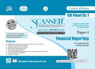 Shuchita Scanner CA Final New Syllabus Financial Reporting